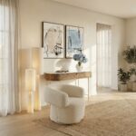 Floor Lamp Marleen Beige Boucle 130cm (3)
