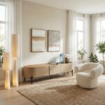 Floor Lamp Marleen Beige Boucle 130cm (4)