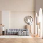 Floor Lamp Marleen Beige Boucle 130cm (7)