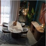 Floor Lamp Sphere Amber 146cm (3)