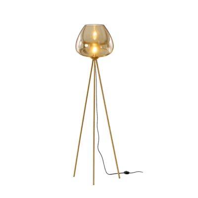 Floor Lamp Sphere Amber 146cm