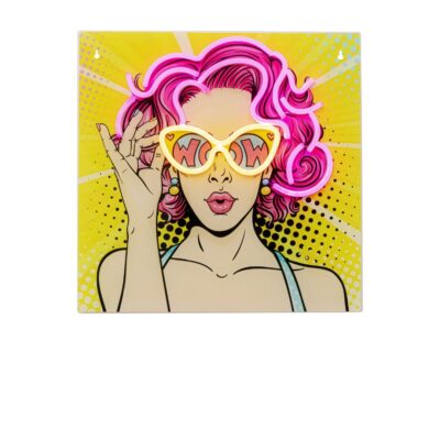Glass Picture Beauty LED 39x39cm