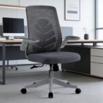 Office Chair Enrich Gray Mesh (3)