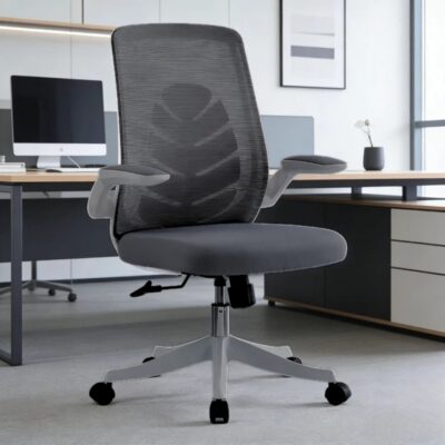 Office Chair Enrich Gray Mesh (3)