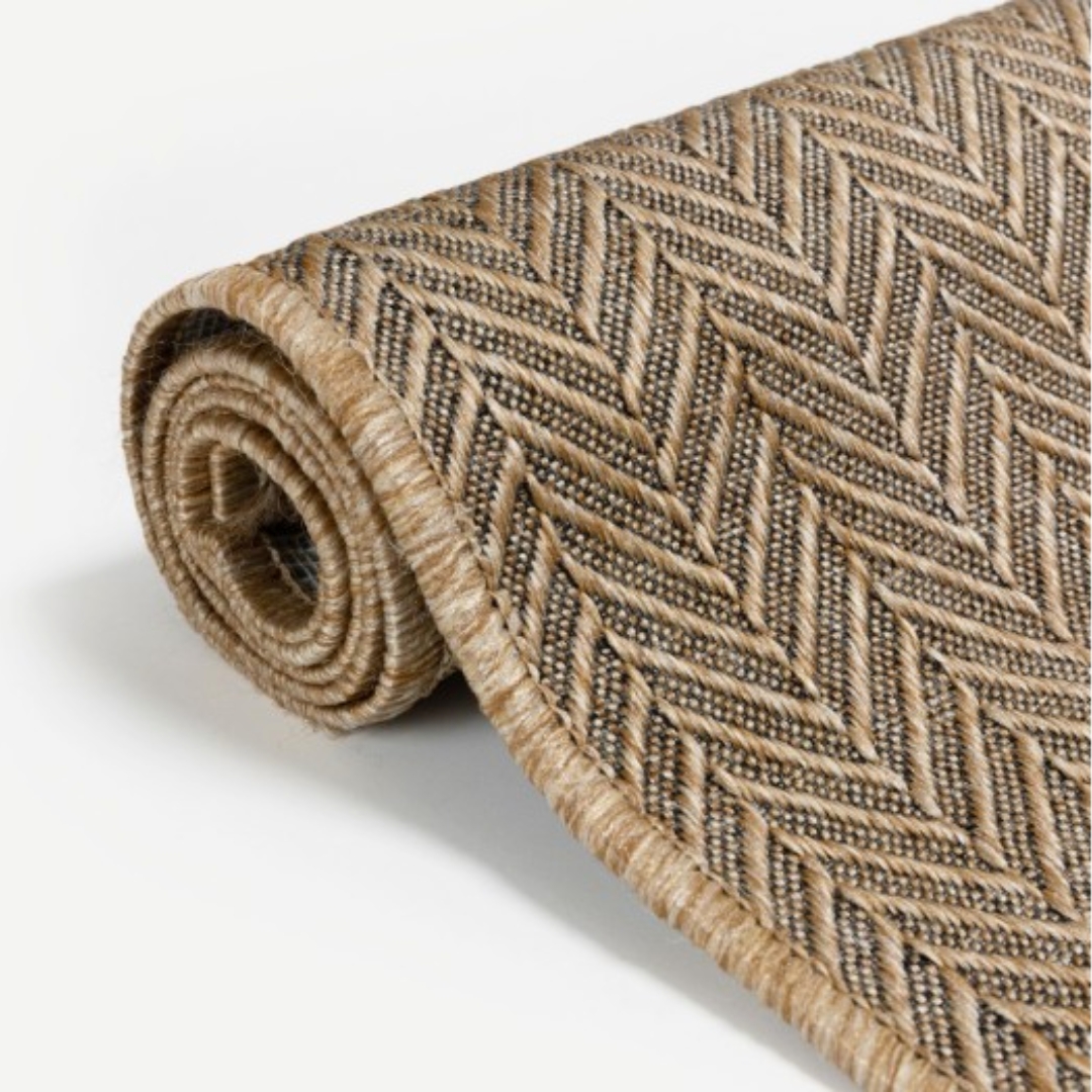 Outdoor Rug Ikan Beige Brown 150x200cm