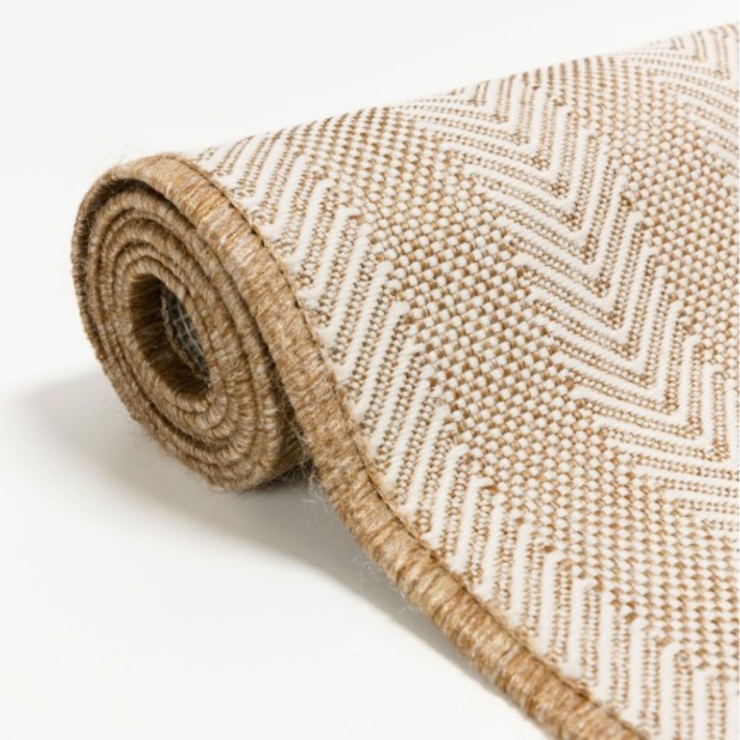 Outdoor Rug Kunal Beige White 150x200cm