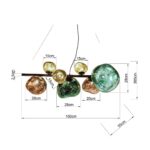 Pendant Lamp Burbuja Colore 150cm (11)