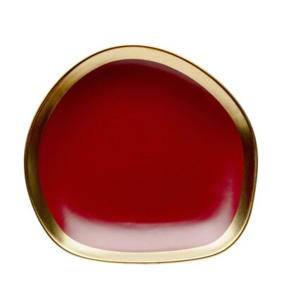 Plate Vibrations Red Ø27cm