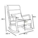 Rocking Armchair Edeldy Cream Natural (14)