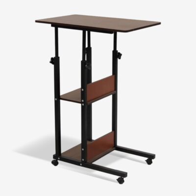 Side Table Babs Walnut Black 60x40cm