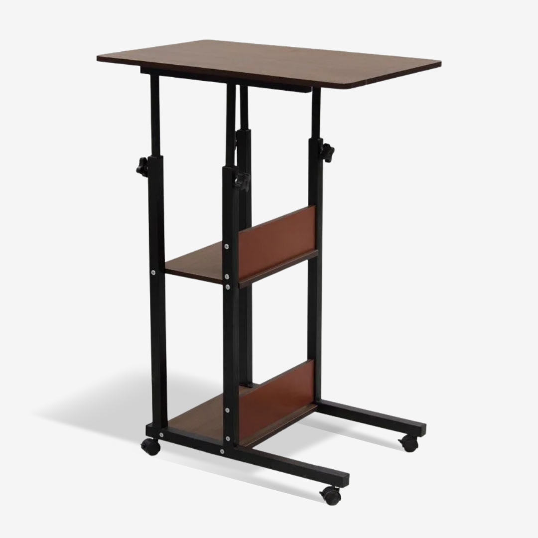 Side Table Babs Walnut_Black 60x40cm Side Table Babs Walnut Black 60x40cm