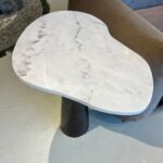 Side Table Curve Black White 64x52cm (6)