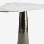 Side Table Curve Black White 64x52x64cm (5)