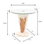 Side Table Ice Cream Vanilla Ø48cm (10)