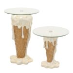 Side Table Ice Cream Vanilla Ø48cm (6)