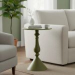 Side Table Lalou Olive D40cm (2)