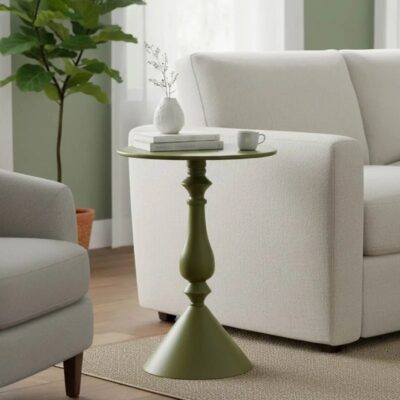 Side Table Lalou Olive D40cm (2)