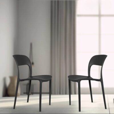 Stackable Chair Zanna Black (2)