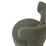 Swivel Armchair Canvas Green (9)