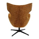 Swivel Armchair + Hocker Jules Yellow (8)