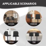 Swivel Bar Stool Remina Black