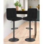 Swivel Bar Stool Remina Black (3)