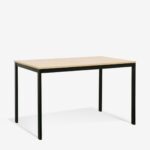 Table Extento Natural Black 120 180x80cm