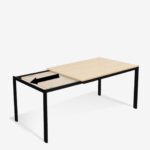 Table Extento Natural Black 120 180x80cm (7)