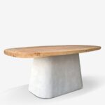 Table Fessen Natural White 180x90cm