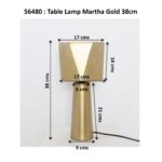 Table Lamp Martha Gold 38cm (12)