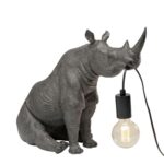 Table Lamp Sitting Rhino 42cm (2)
