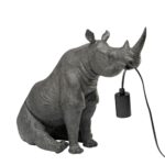 Table Lamp Sitting Rhino 42cm (3)