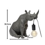 Table Lamp Sitting Rhino 42cm (9)