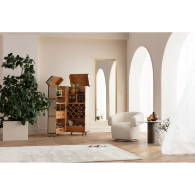 Wall Mirror Arezzo Brass 70x200cm (2)