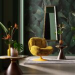Wall Mirror Arezzo Brass Trapez 65(45)x160cm (3)
