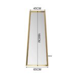 Wall Mirror Arezzo Brass Trapez 65(45)x160cm (6)