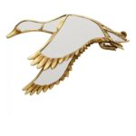 Wall Object Duck Mirror 37x24cm (2)