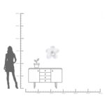 Wall Object Orchid White 54cm (6)