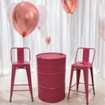 Bar Stool Utopia Medium Height Terracotta (2)