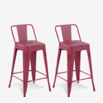 Bar Stool Utopia Medium Height Terracotta (5)