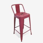 Bar Stool Utopia Medium Height Terracotta (6)