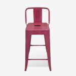 Bar Stool Utopia Medium Height Terracotta (8)