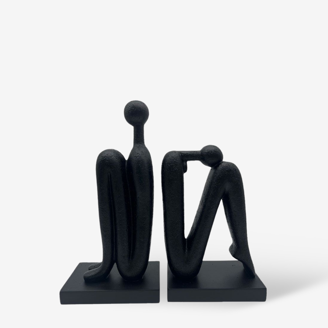 Bookend Set Mabior Black Bookend Set Mabior Black