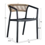 Chair Concord Black Latte (9)