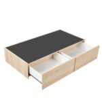 Coffee Table Cubius Natural Black118x59cm (6)
