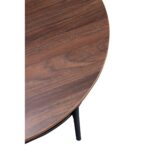 Coffee Table Oval Black Walnut 110x70cm (5)