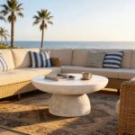 Coffee Table Poros Beige Ø65cm (6)