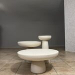 Coffee Table Poros Beige Ø65cm (8)