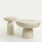 Coffee Table Poros Beige Ø65cm (9)