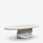 Coffee Table Zinol White 105x62cm